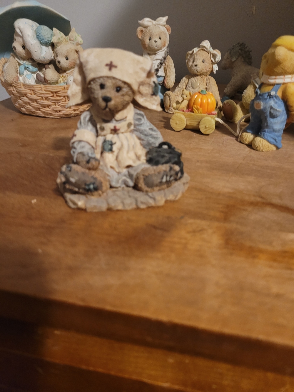 Collectable Bear Figurines. Cherished Teddy To Boyds Bears.